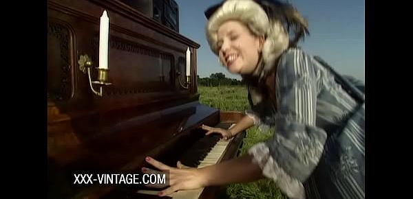  Elodie Cherie outdoor sex with piano teacher